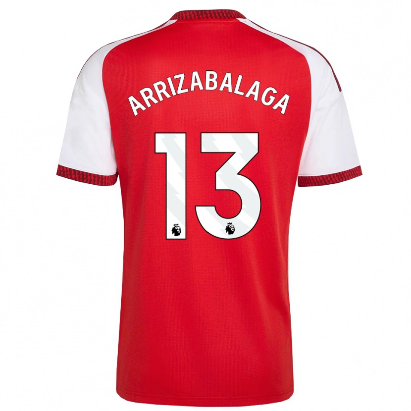 Danxen Pánské Kepa Arrizabalaga #13 Červená Bílá Černá Domů Hráčské Dresy 2026/27 Dres