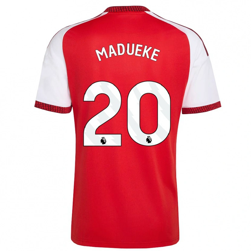 Danxen Pánské Noni Madueke #20 Červená Bílá Černá Domů Hráčské Dresy 2026/27 Dres