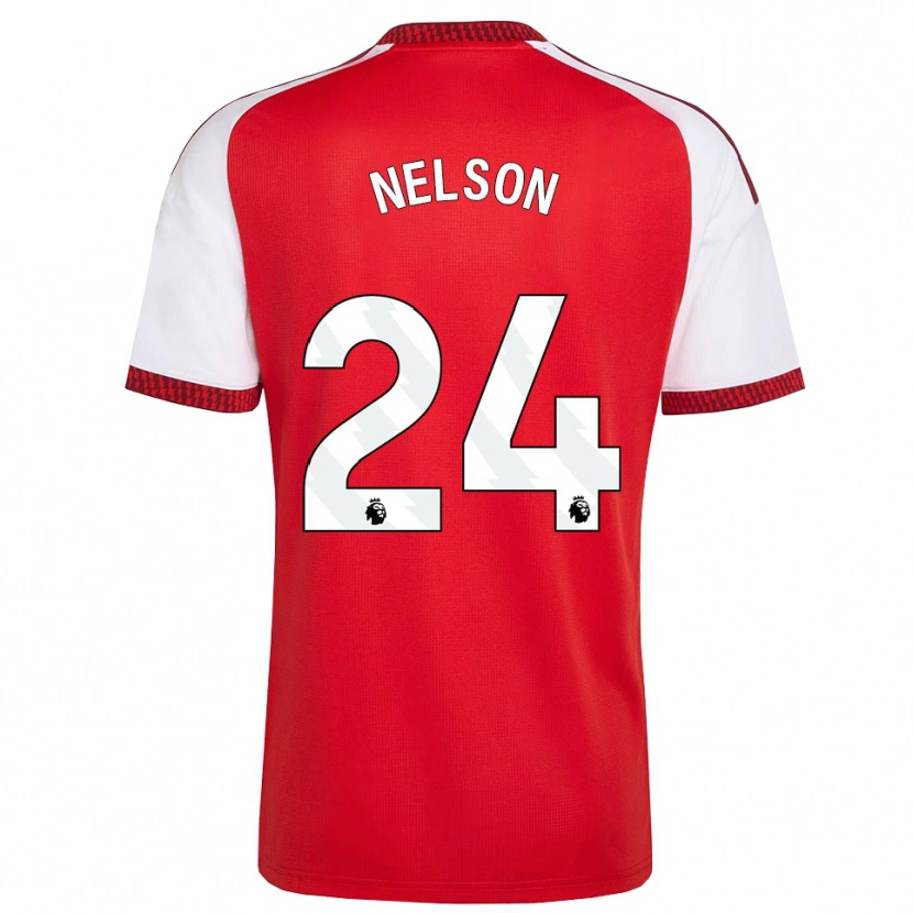 Danxen Pánské Reiss Nelson #24 Červená Bílá Černá Domů Hráčské Dresy 2026/27 Dres