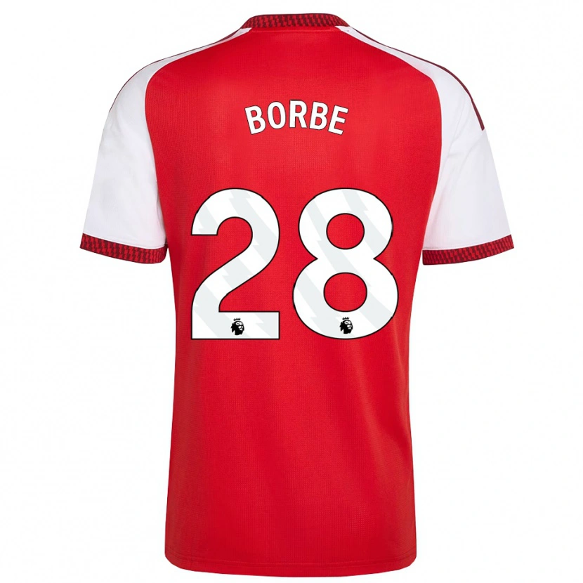 Danxen Pánské Anneke Borbe #28 Červená Bílá Černá Domů Hráčské Dresy 2026/27 Dres
