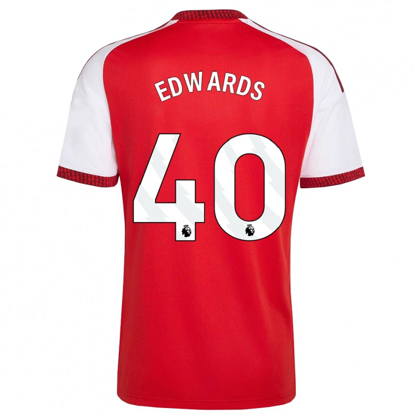 Danxen Pánské Khayon Edwards #40 Červená Bílá Černá Domů Hráčské Dresy 2026/27 Dres