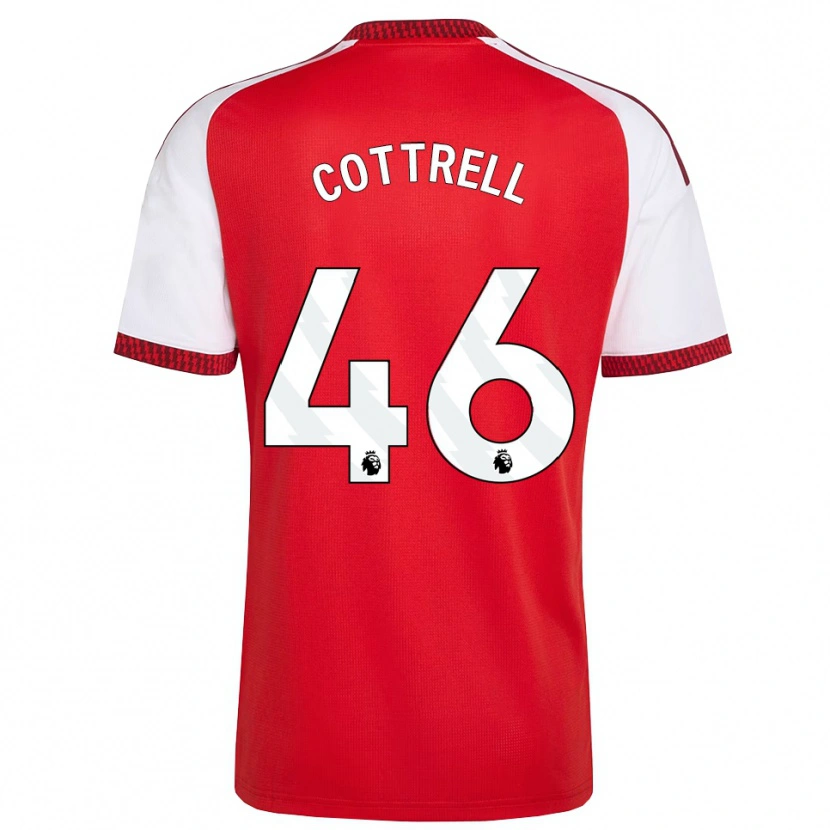 Danxen Pánské Ben Cottrell #46 Červená Bílá Černá Domů Hráčské Dresy 2026/27 Dres