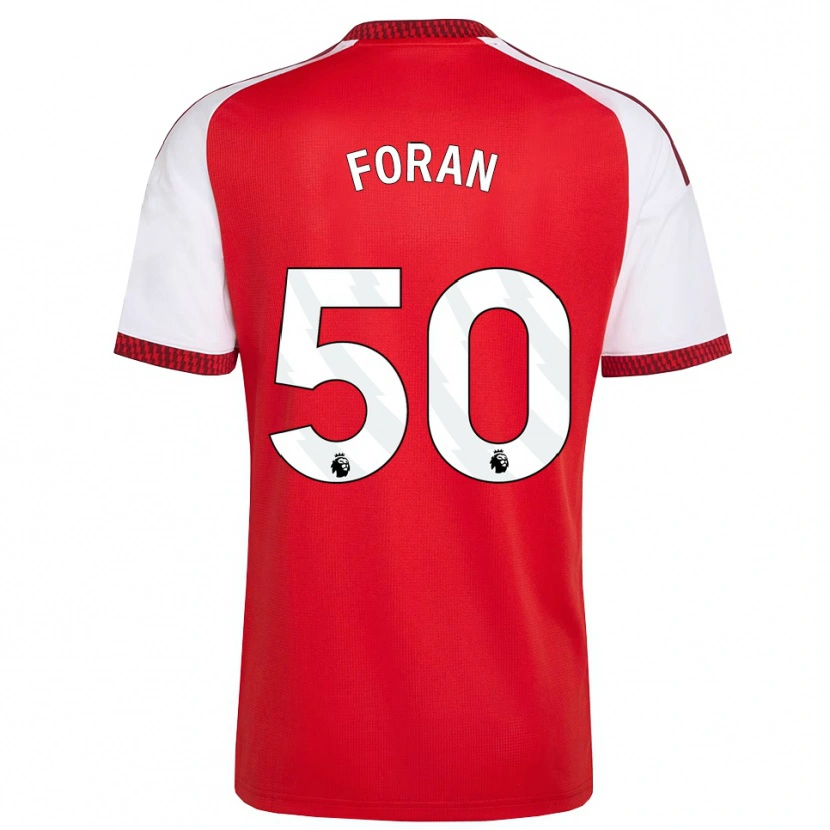 Danxen Pánské Taylor Foran #50 Červená Bílá Černá Domů Hráčské Dresy 2026/27 Dres