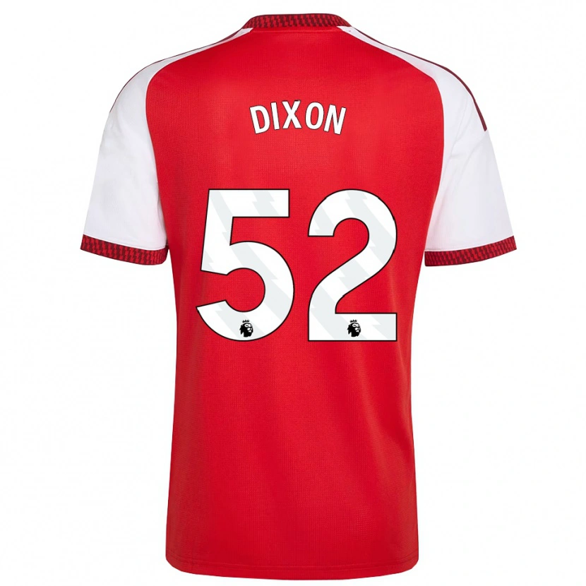 Danxen Pánské Jaden Dixon #52 Červená Bílá Černá Domů Hráčské Dresy 2026/27 Dres