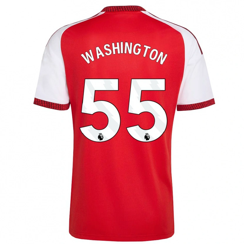 Danxen Pánské Marcell Washington #55 Červená Bílá Černá Domů Hráčské Dresy 2026/27 Dres