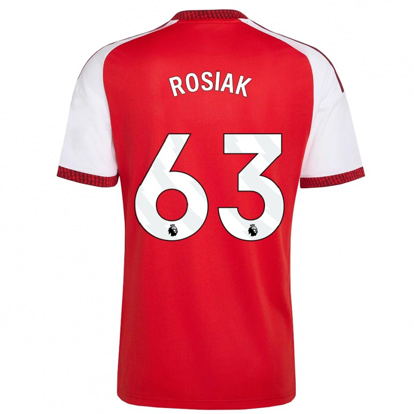 Danxen Pánské Michal Rosiak #63 Červená Bílá Černá Domů Hráčské Dresy 2026/27 Dres