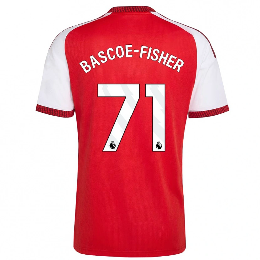 Danxen Pánské Jakai Bascoe-Fisher #71 Červená Bílá Černá Domů Hráčské Dresy 2026/27 Dres