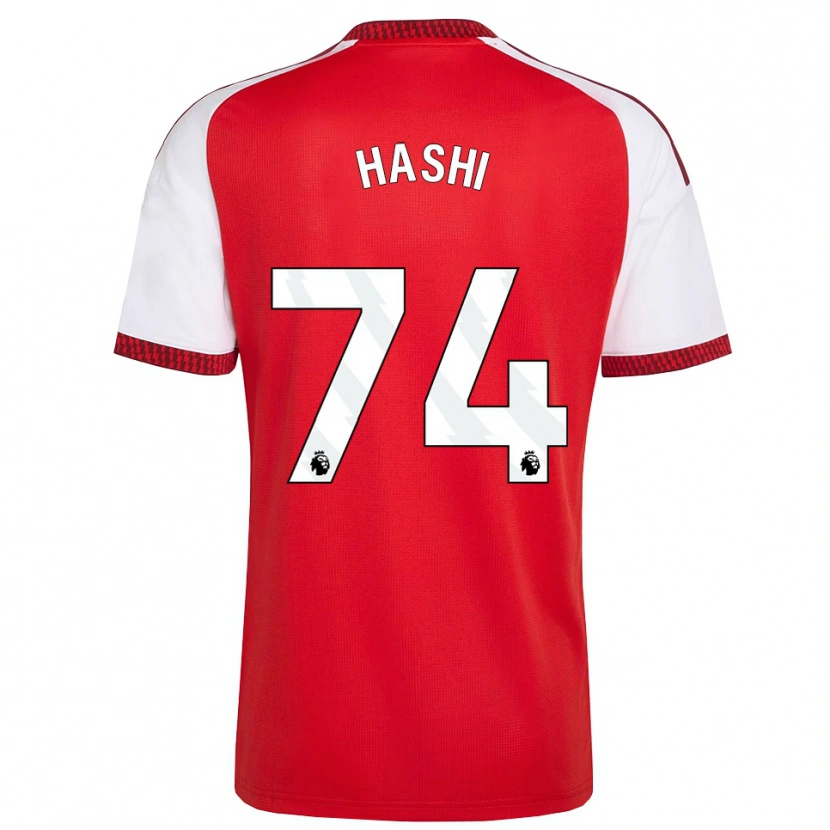 Danxen Pánské Maalik Hashi #74 Červená Bílá Černá Domů Hráčské Dresy 2026/27 Dres
