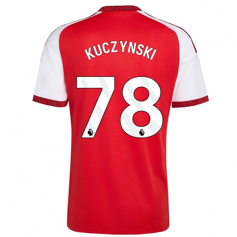 Danxen Pánské Max Kuczynski #78 Červená Bílá Černá Domů Hráčské Dresy 2026/27 Dres