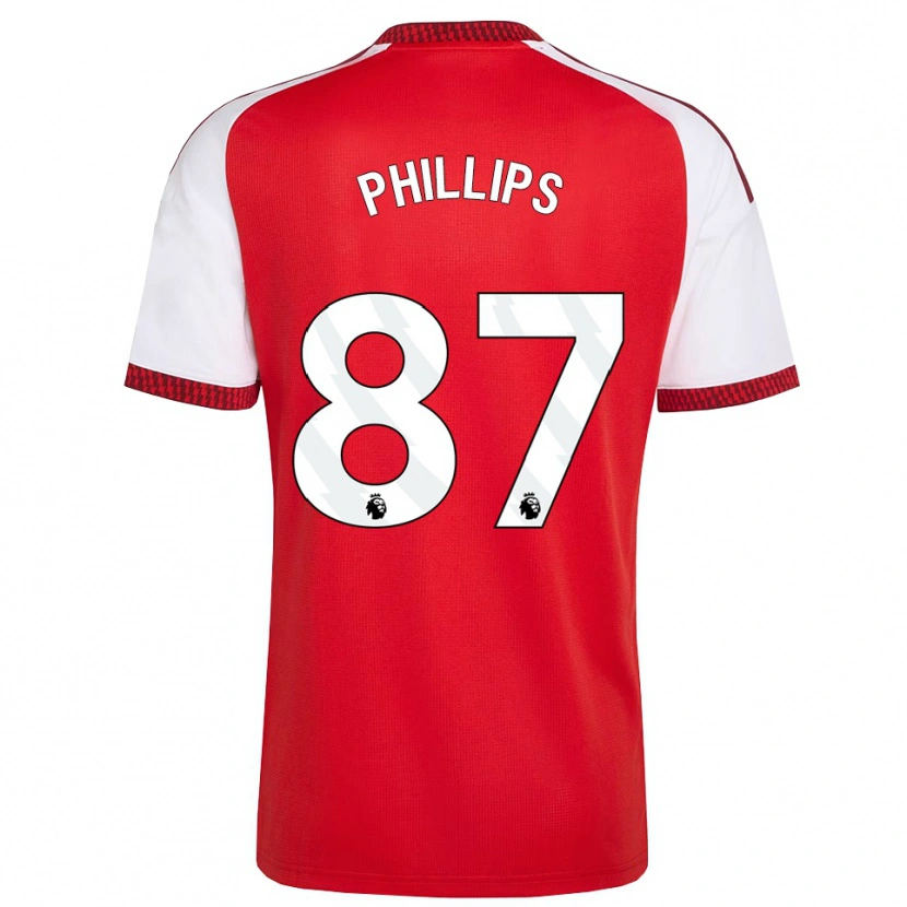 Danxen Pánské Bowen Phillips #87 Červená Bílá Černá Domů Hráčské Dresy 2026/27 Dres