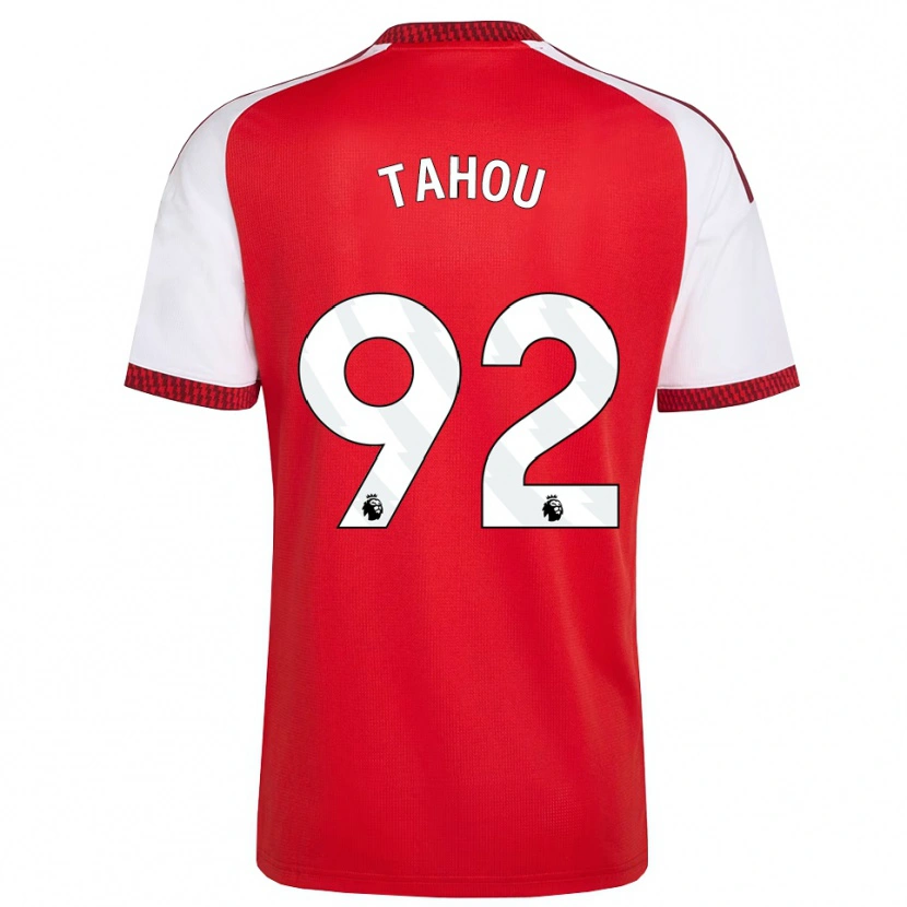 Danxen Pánské Joshua Tahou #92 Červená Bílá Černá Domů Hráčské Dresy 2026/27 Dres