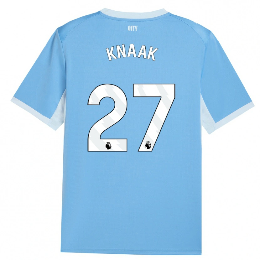 Danxen Pánské Rebecca Knaak #27 Světle Nebesky Modrá Bílá Domů Hráčské Dresy 2026/27 Dres