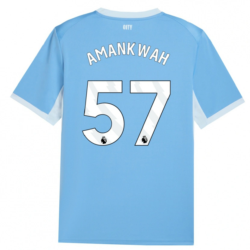 Danxen Pánské Yeboah Amankwah #57 Světle Nebesky Modrá Bílá Domů Hráčské Dresy 2026/27 Dres