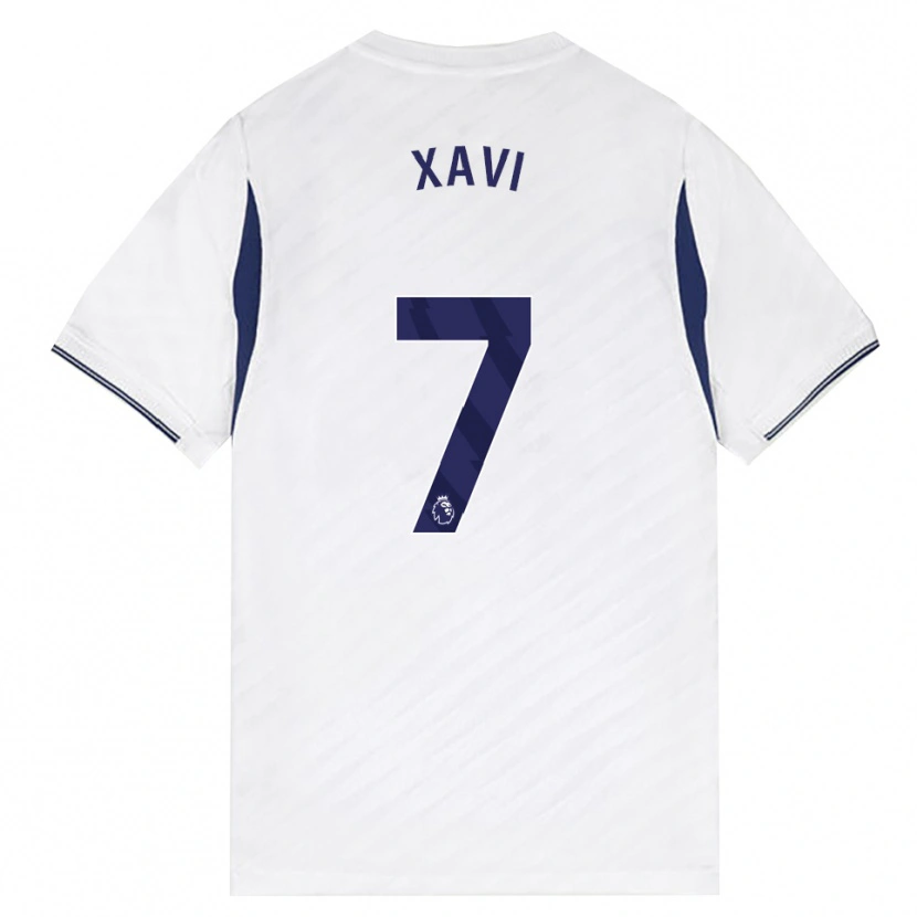 Danxen Pánské Xavi Simons #7 Bílá Červená Fialová Domů Hráčské Dresy 2026/27 Dres