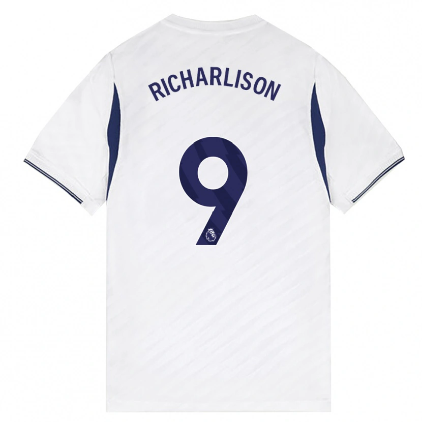 Danxen Pánské Richarlison De Andrade #9 Bílá Červená Fialová Domů Hráčské Dresy 2026/27 Dres