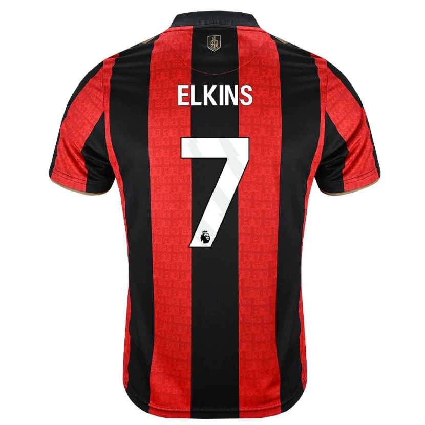 Danxen Pánské Elle Elkins #7 Zlatavě Rudá Červená Černá Domů Hráčské Dresy 2026/27 Dres