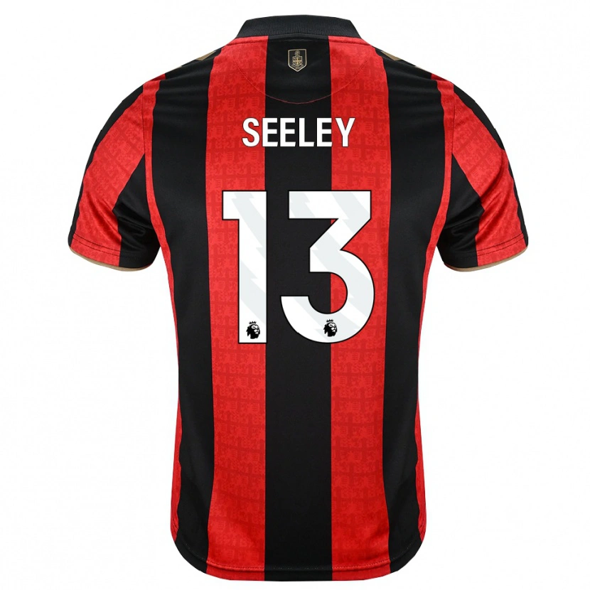 Danxen Pánské Will Seeley #13 Zlatavě Rudá Červená Černá Domů Hráčské Dresy 2026/27 Dres