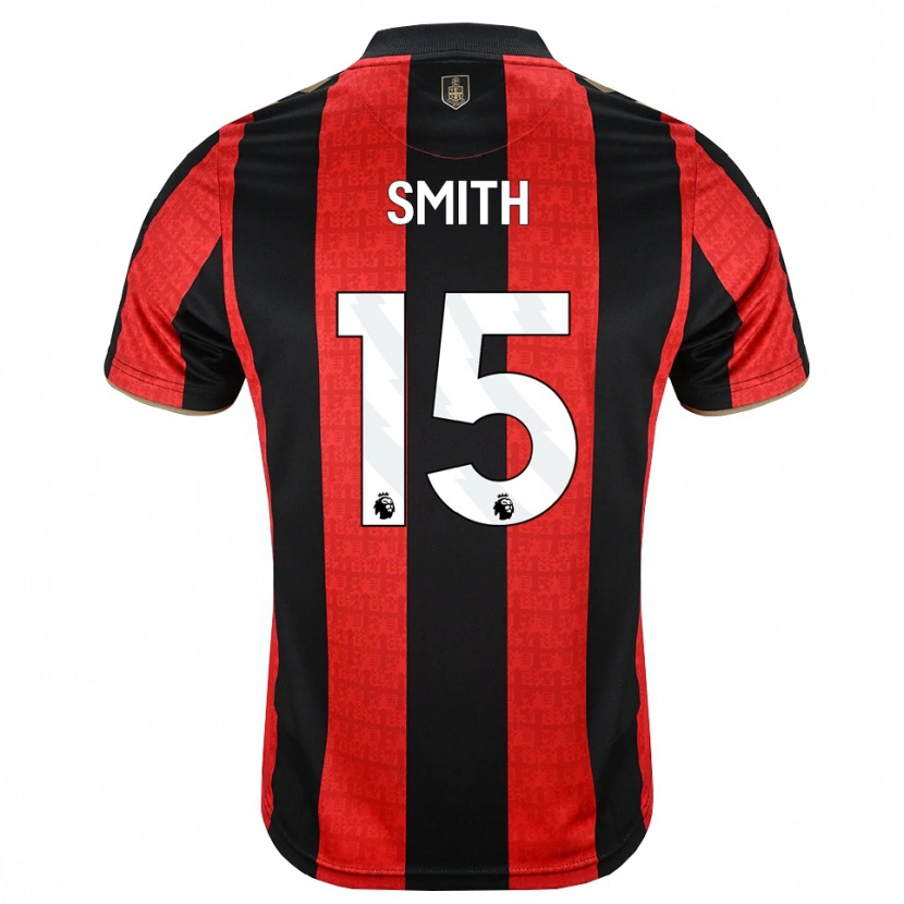 Danxen Pánské Adam Smith #15 Zlatavě Rudá Červená Černá Domů Hráčské Dresy 2026/27 Dres