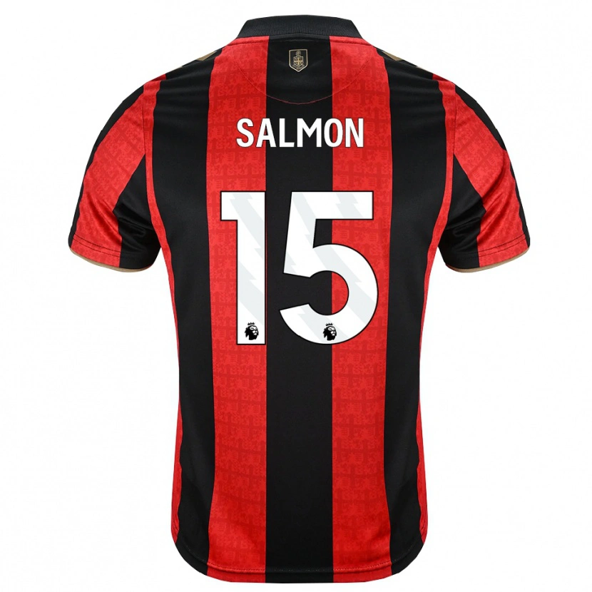 Danxen Pánské Josh Salmon #15 Zlatavě Rudá Červená Černá Domů Hráčské Dresy 2026/27 Dres