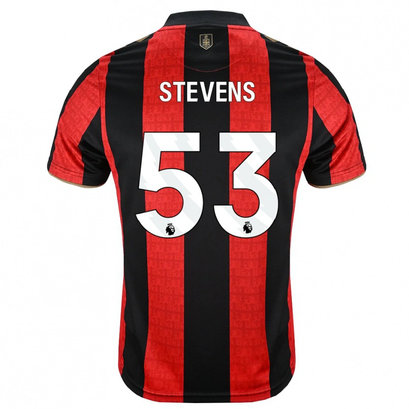 Danxen Pánské Charlie Stevens #53 Zlatavě Rudá Červená Černá Domů Hráčské Dresy 2026/27 Dres