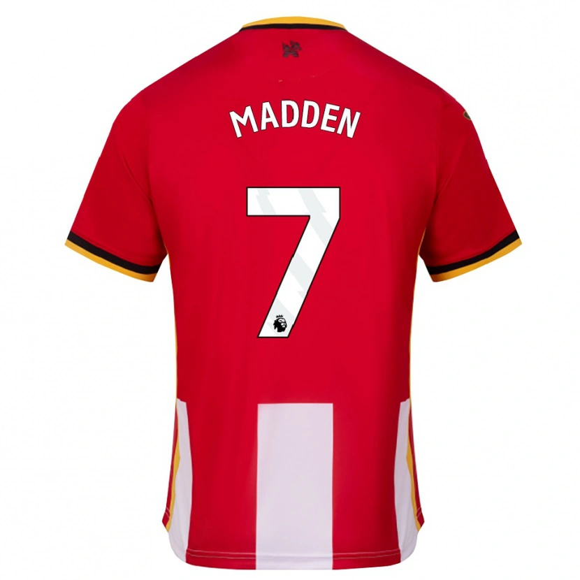 Danxen Pánské Coran Madden #7 Žlutá Černá Červená Domů Hráčské Dresy 2026/27 Dres