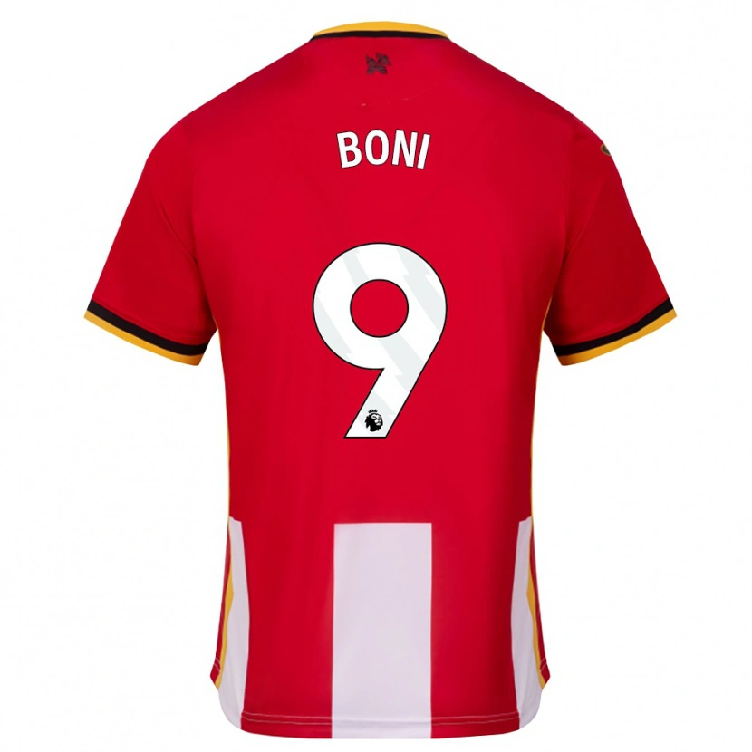 Danxen Pánské Michel Boni #9 Žlutá Černá Červená Domů Hráčské Dresy 2026/27 Dres