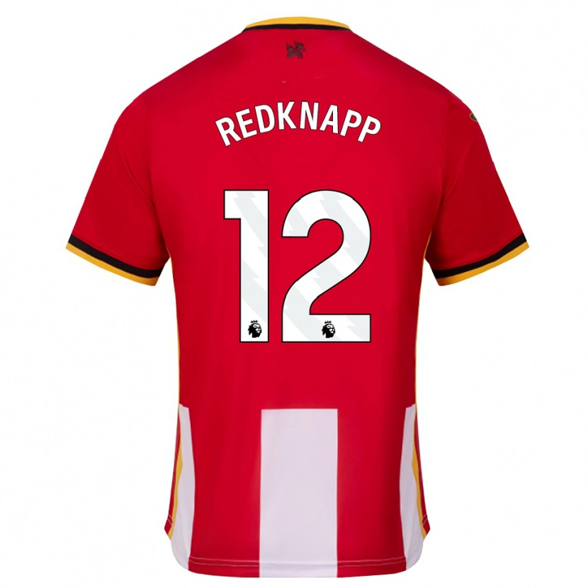 Danxen Pánské Beau Redknapp #12 Žlutá Černá Červená Domů Hráčské Dresy 2026/27 Dres