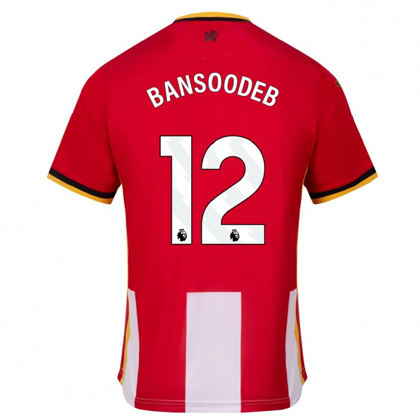 Danxen Pánské Jai Bansoodeb #12 Žlutá Černá Červená Domů Hráčské Dresy 2026/27 Dres