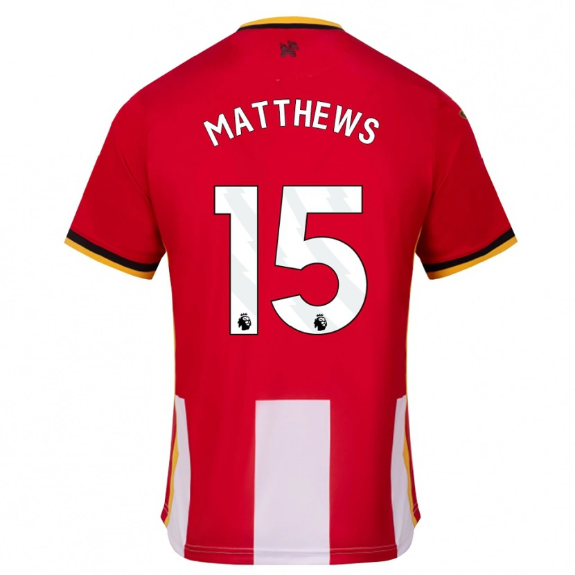Danxen Pánské Kirsty Matthews #15 Žlutá Černá Červená Domů Hráčské Dresy 2026/27 Dres