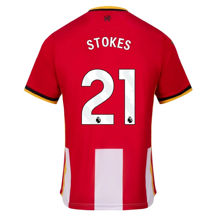 Danxen Pánské Aidan Stokes #21 Žlutá Černá Červená Domů Hráčské Dresy 2026/27 Dres