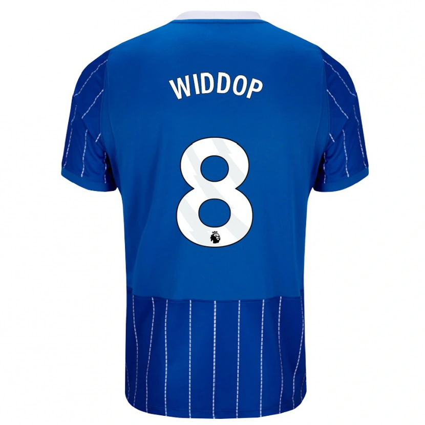 Danxen Pánské Fraser Widdop #8 Středně Modrá Bílá Domů Hráčské Dresy 2026/27 Dres