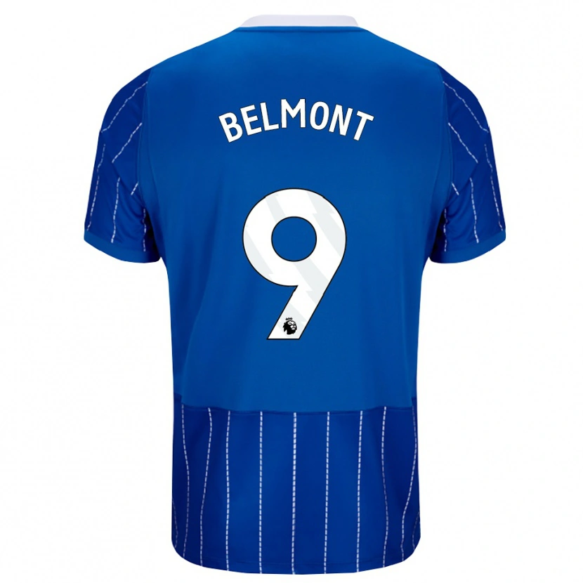 Danxen Pánské Joe Belmont #9 Středně Modrá Bílá Domů Hráčské Dresy 2026/27 Dres