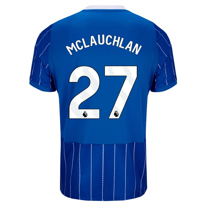 Danxen Pánské Rachel Mclauchlan #27 Středně Modrá Bílá Domů Hráčské Dresy 2026/27 Dres