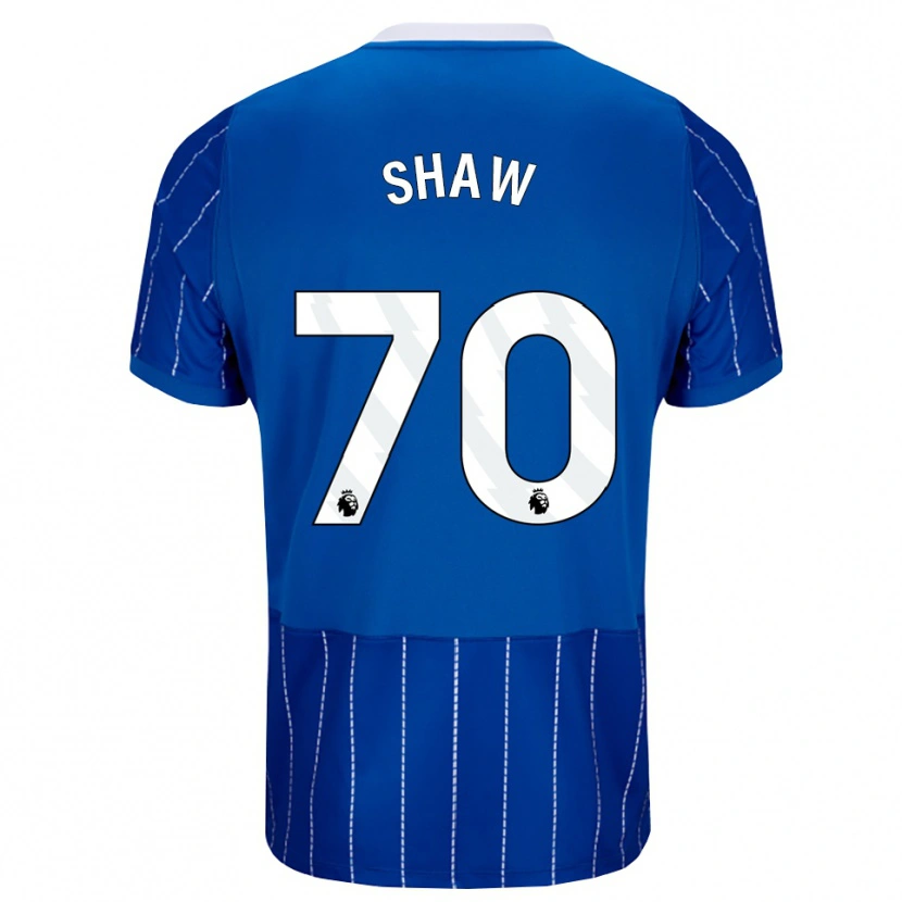 Danxen Pánské Kofi Shaw #70 Středně Modrá Bílá Domů Hráčské Dresy 2026/27 Dres