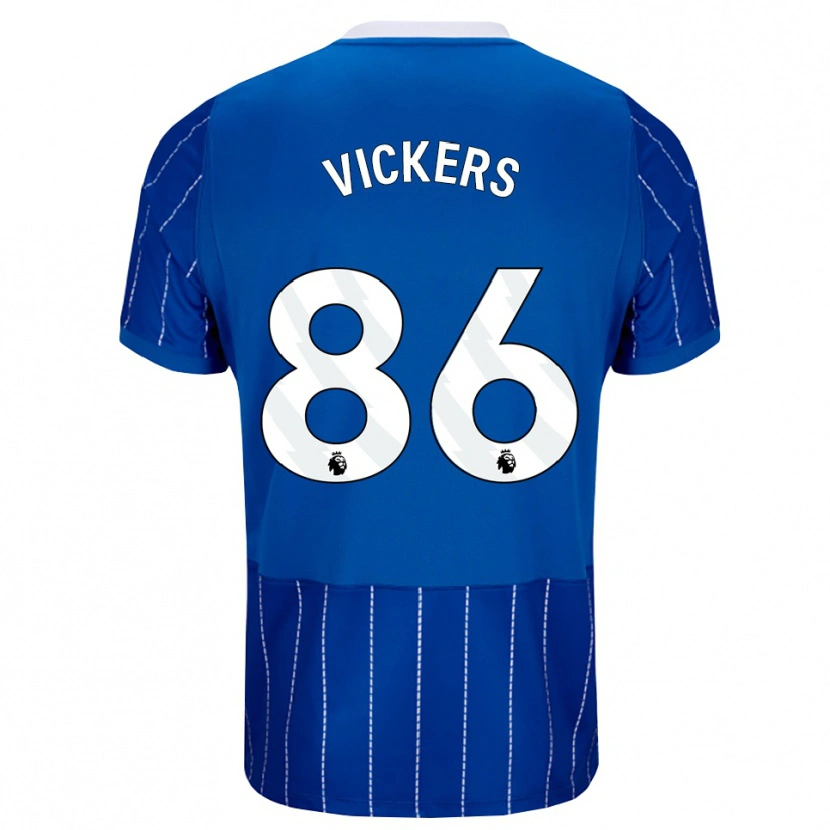 Danxen Pánské Jacob Vickers #86 Středně Modrá Bílá Domů Hráčské Dresy 2026/27 Dres