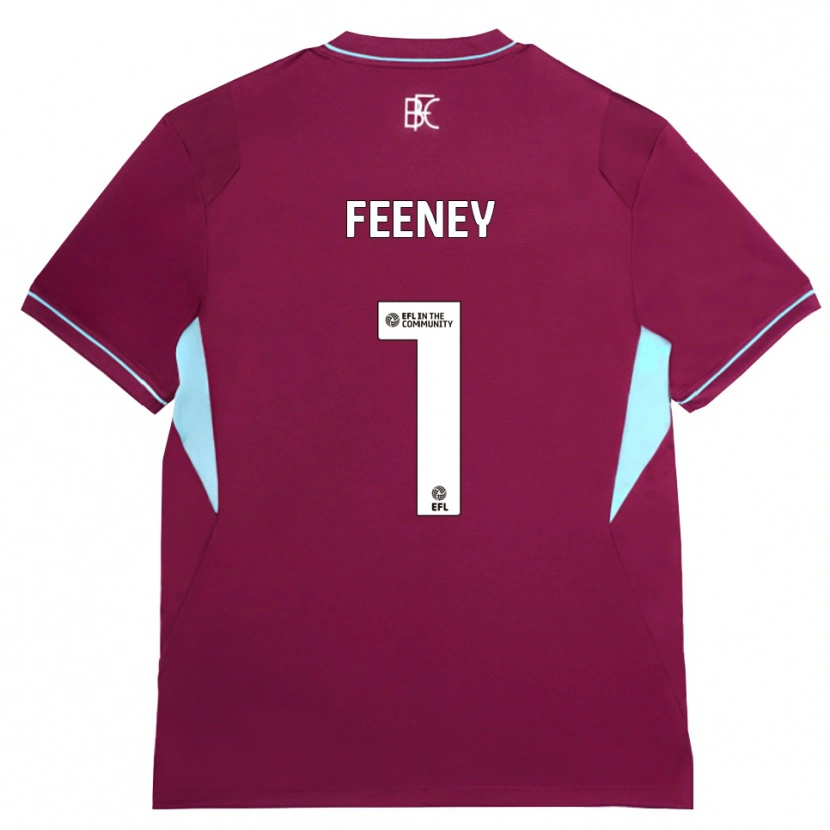 Danxen Pánské Callum Feeney #1 Vínově Červená Zelená Domů Hráčské Dresy 2026/27 Dres