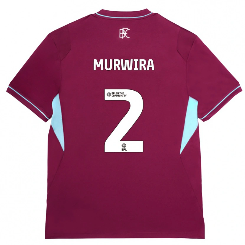 Danxen Pánské Tadi Murwira #2 Vínově Červená Zelená Domů Hráčské Dresy 2026/27 Dres