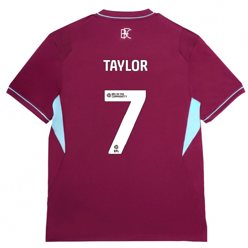 Danxen Pánské Warren Taylor #7 Vínově Červená Zelená Domů Hráčské Dresy 2026/27 Dres
