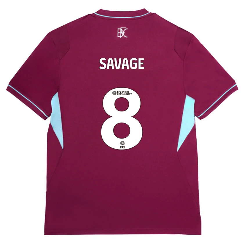 Danxen Pánské Troy Savage #8 Vínově Červená Zelená Domů Hráčské Dresy 2026/27 Dres