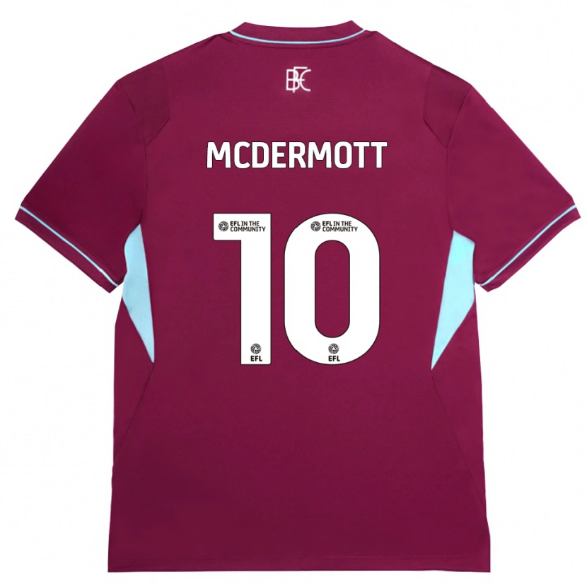 Danxen Pánské Tommy Mcdermott #10 Vínově Červená Zelená Domů Hráčské Dresy 2026/27 Dres