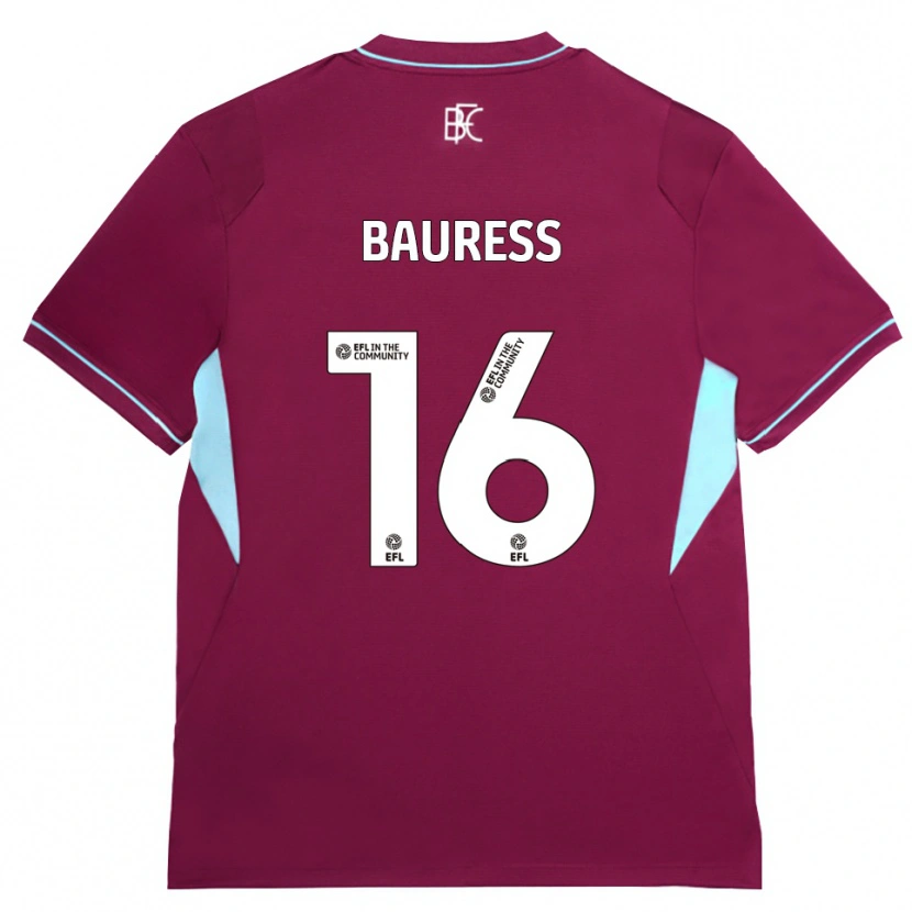 Danxen Pánské Joe Bauress #16 Vínově Červená Zelená Domů Hráčské Dresy 2026/27 Dres