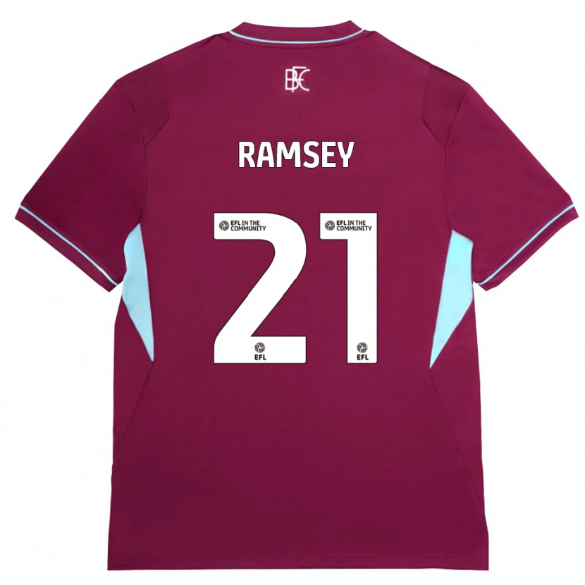 Danxen Pánské Aaron Ramsey #21 Vínově Červená Zelená Domů Hráčské Dresy 2026/27 Dres