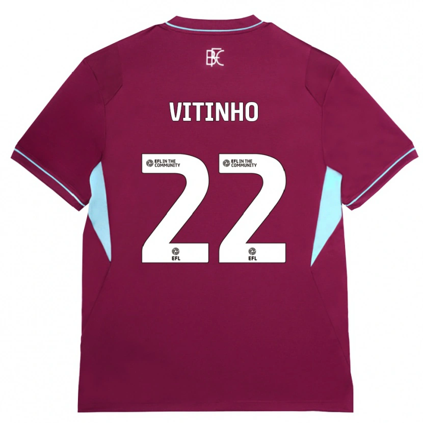 Danxen Pánské Vitinho #22 Vínově Červená Zelená Domů Hráčské Dresy 2026/27 Dres