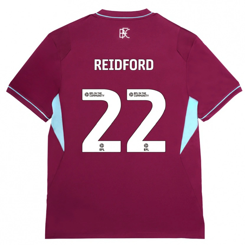 Danxen Pánské Isabella Reidford #22 Vínově Červená Zelená Domů Hráčské Dresy 2026/27 Dres