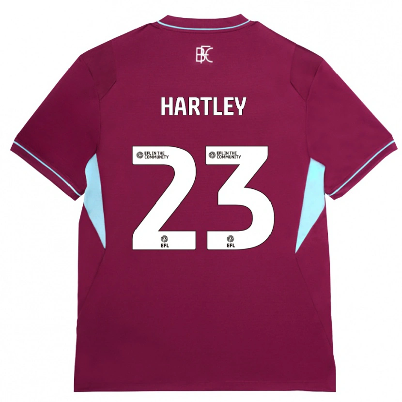 Danxen Pánské Naomi Hartley #23 Vínově Červená Zelená Domů Hráčské Dresy 2026/27 Dres