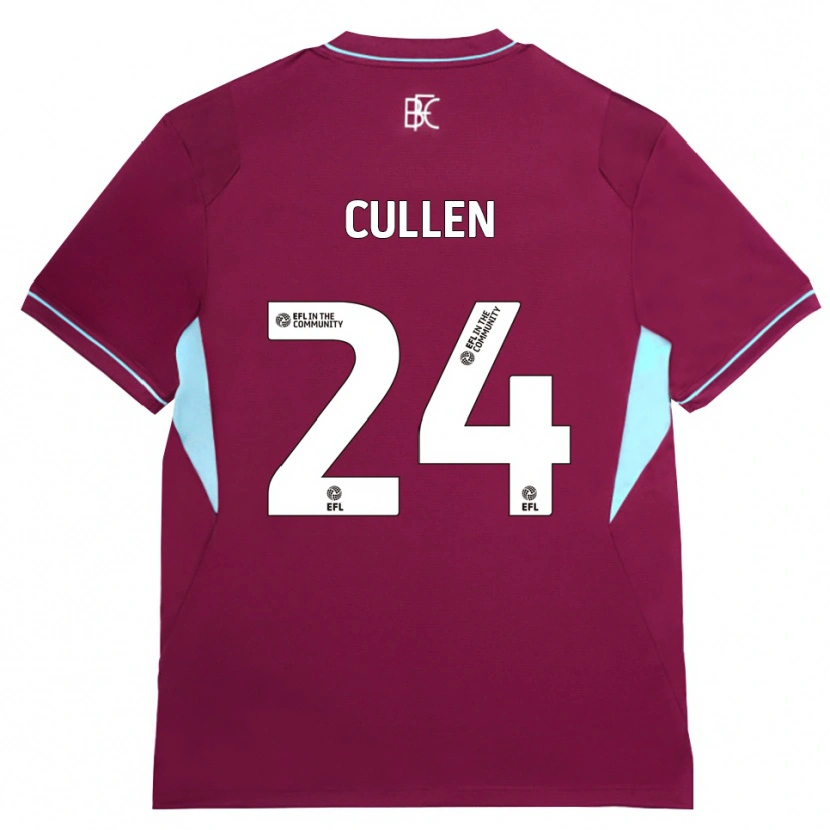 Danxen Pánské Josh Cullen #24 Vínově Červená Zelená Domů Hráčské Dresy 2026/27 Dres