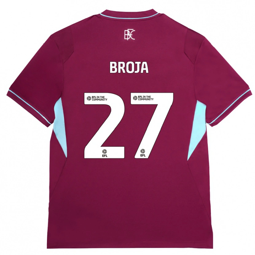 Danxen Pánské Armando Broja #27 Vínově Červená Zelená Domů Hráčské Dresy 2026/27 Dres