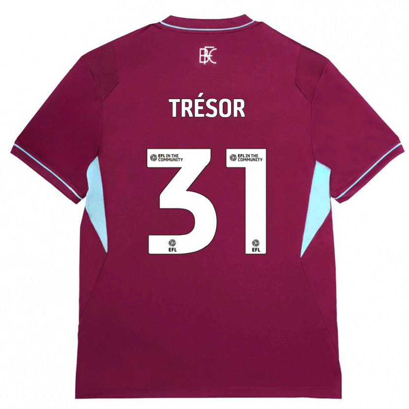 Danxen Pánské Mike Tresor #31 Vínově Červená Zelená Domů Hráčské Dresy 2026/27 Dres