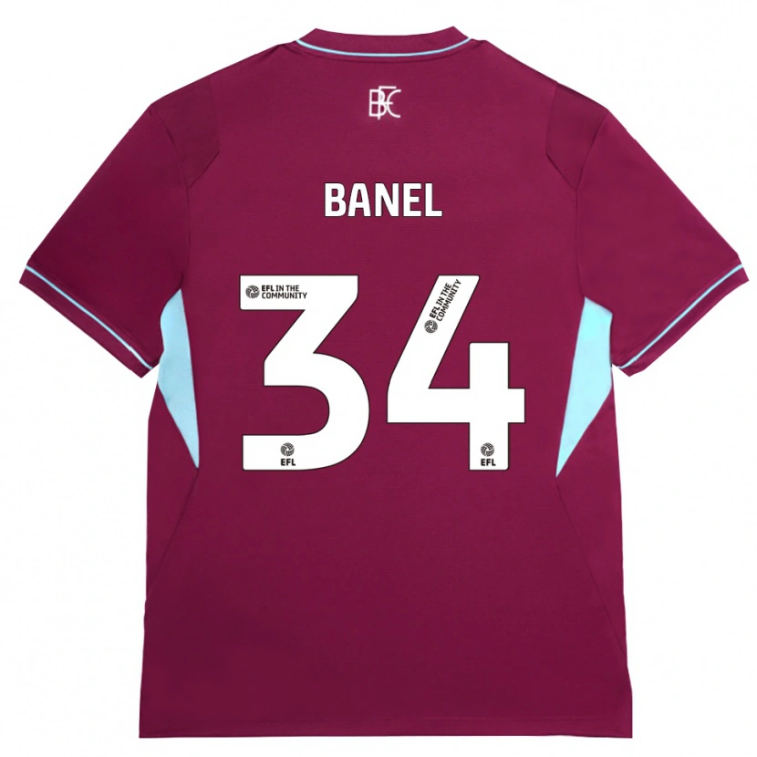 Danxen Pánské Jaydon Banel #34 Vínově Červená Zelená Domů Hráčské Dresy 2026/27 Dres