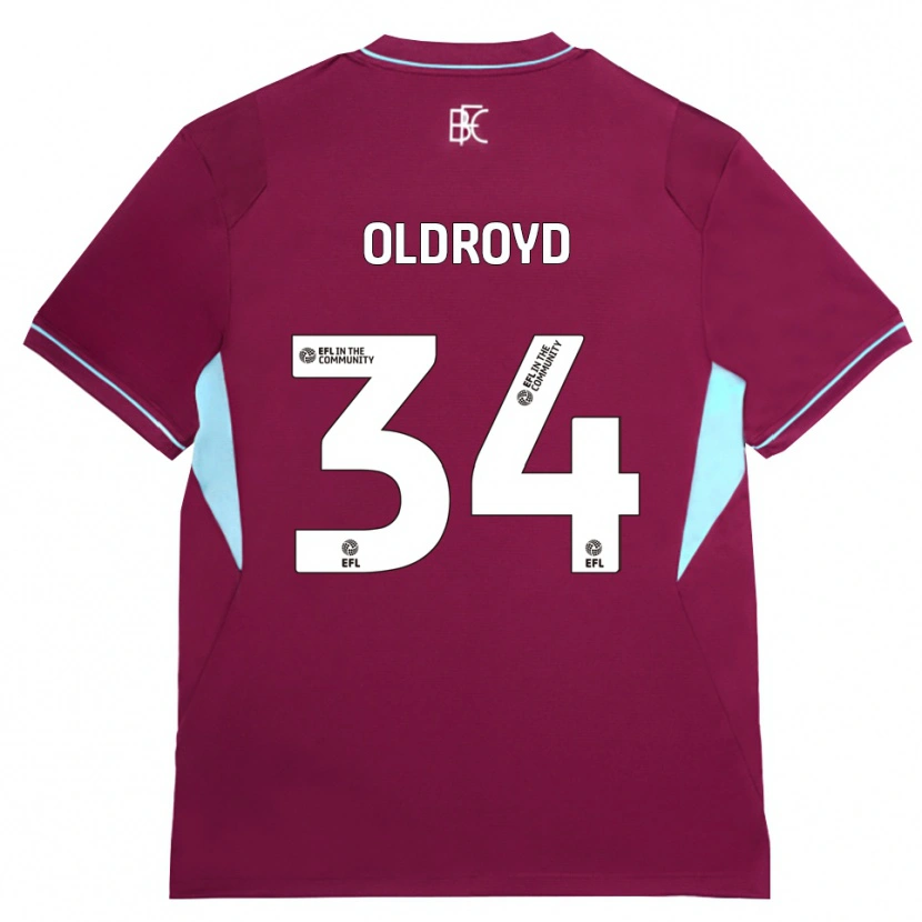 Danxen Pánské Amelia Oldroyd #34 Vínově Červená Zelená Domů Hráčské Dresy 2026/27 Dres